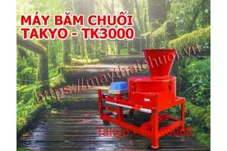 Máy thái chuối Takyo TK3000 tại An Giang có băm nhuyễn chuối cho gà vịt không?